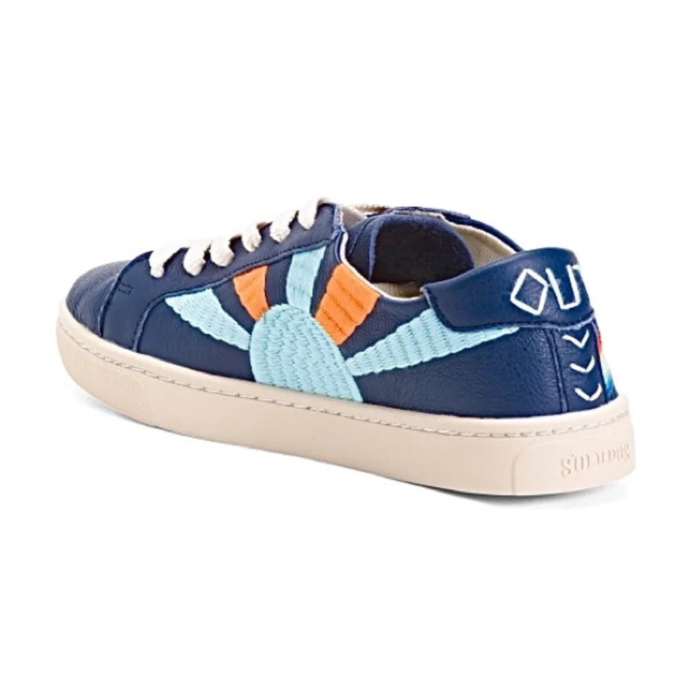 Soludos Rainbow Wave Embroidered Sneakers